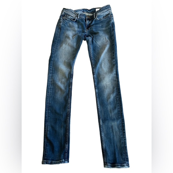 All Saints Spitalfields Jacks Place Women's 28x32 Skinny Blue Jeans - Picture 1 of 3